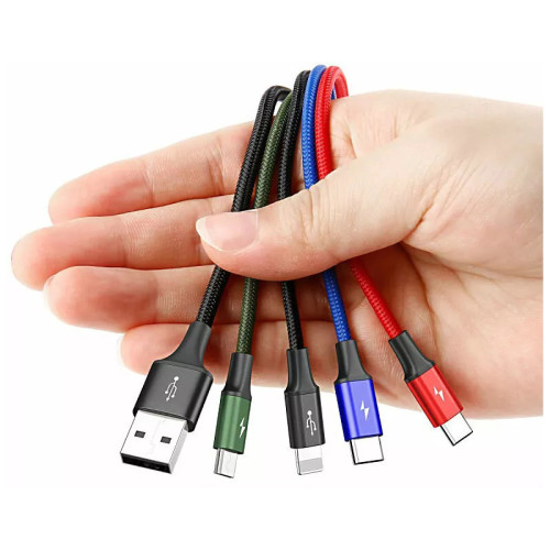 Різновиди USB кабелю для мобільних телефонів: Micro, Lightning, Type-C