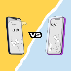 Защитное стекло VS Защитная пленка