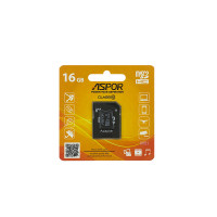 Карта пам`яті Aspor MicroSDHC 16GB UHS-I (Class 10) + SD adapter