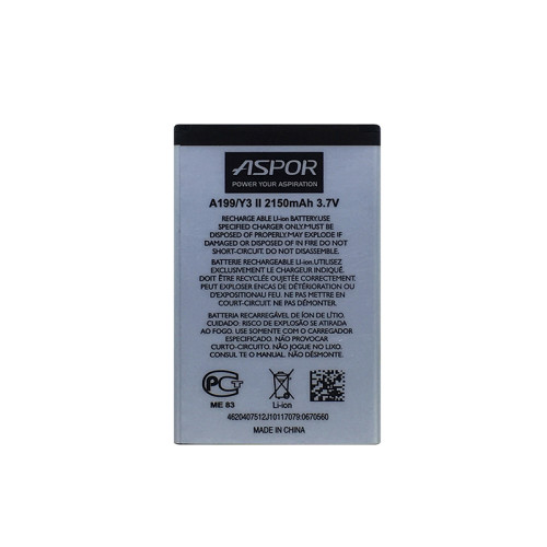 Акумулятор Aspor HB505076RBC для Huawei Y3-II