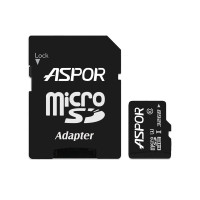 Карта пам`яті Aspor MicroSDHC 32GB UHS-I (Class 10) + SD adapter