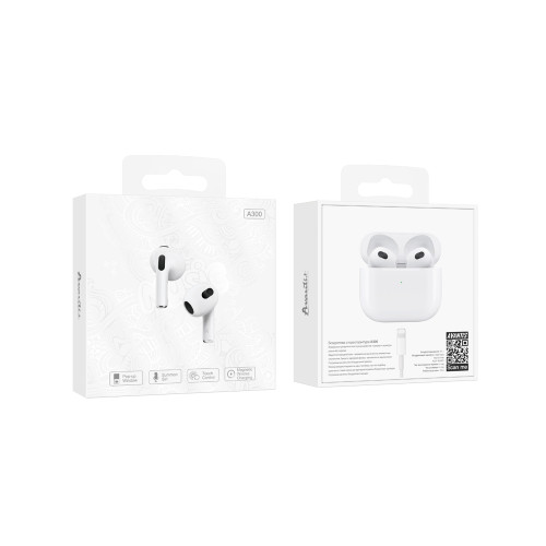 Bluetooth наушники Avantis A300- белый