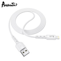 Кабель Avantis A111 Novel USB – Lightning- білий