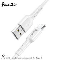 Кабель Avantis A112 Novel USB – Type-C- білий