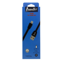 Кабель Avantis AC-20i Plane USB – Lightning- черный