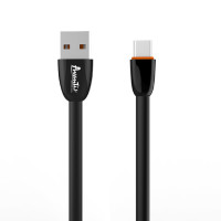 Кабель Avantis AC-22m Plane USB – Micro 2м- чорний