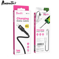 Кабель Avantis AC-46i USB – Lightning- чорний
