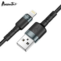 Кабель Avantis AC-46i USB – Lightning- чорний