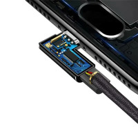 Кабель Avantis AC-47i L-Shape USB – Lightning- чорний