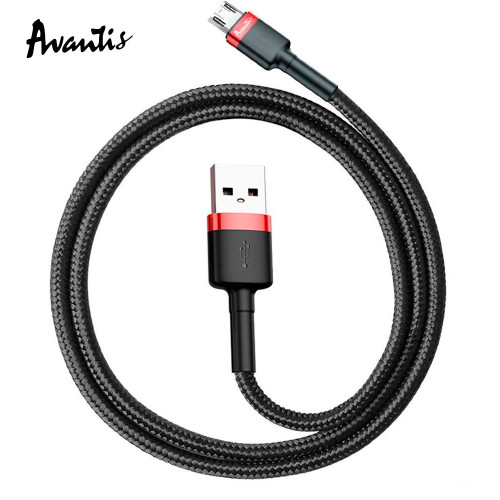 Кабель Avantis AC-48m Cool USB – Micro- черно-красный