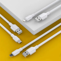 Кабель Avantis AC-75i Super Flash USB – Lightning- білий