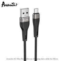 Кабель Avantis AC-81m Silicone USB – Micro- чорний