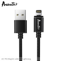 Кабель Avantis AC-95i MagJet USB – Lightning- чорний