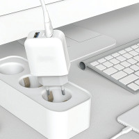 Мережевий зарядний пристрій Avantis A829 (2USB/2.4A) + USB кабель Lightning- білий
