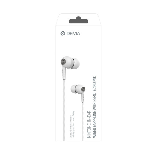 Навушники з мікрофоном Devia Kintone Headset- білий