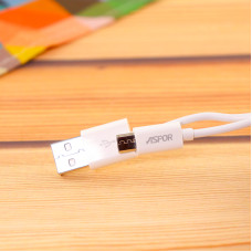 Кабель Aspor A103 Eco USB – Micro 2.1A/1.2м- белый