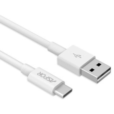Кабель Aspor A107 Eco USB – Type-C 2.4A/1.2м- белый