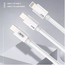 Кабель Aspor A109 Type-C – Lightning 3.1A/1м- білий