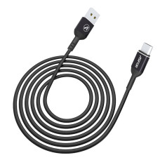 Кабель Aspor A123 USB – Type-C 2.1A/1.2м- черный