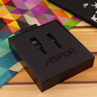 Кабель Aspor A135 Nylon USB – Micro 2.4A/1.2м- чорний