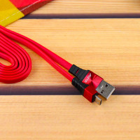 Кабель Aspor A158 Silicone USB – Micro 2.4A/1.2м- червоний