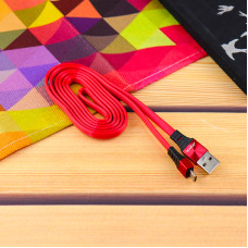 Кабель Aspor A158 Silicone USB – Micro 2.4A/1.2м- красный
