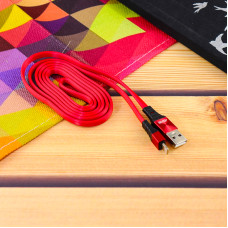 Кабель Aspor A159 Silicone USB – Lightning 2.4A/1.2м- червоний