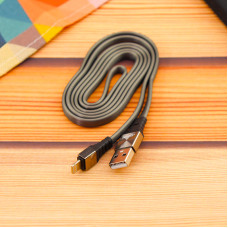 Кабель Aspor A159 Silicone USB – Lightning 2.4A/1.2м- графітовий