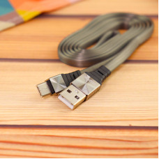Кабель Aspor A160 Silicone USB – Type-C 2.4A/1.2м- графит