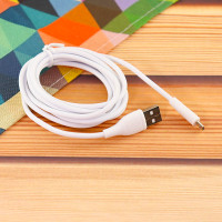 Кабель Aspor AC-01 Plus USB – Micro 2.1A/2м- білий
