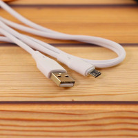 Кабель Aspor AC-05 USB – Micro 2.4A/1м- білий