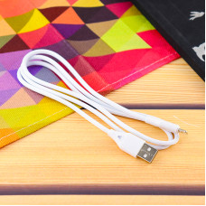 Кабель Aspor AC-06 USB – Lightning 2.4A/1м- білий