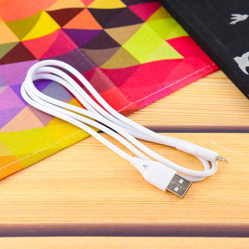 Кабель Aspor AC-06 USB – Lightning 2.4A/1м- білий