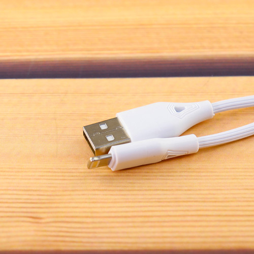 Кабель Aspor AC-06 USB – Lightning 2.4A/1м- білий