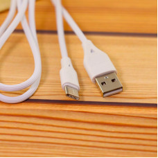 Кабель Aspor AC-07 USB – Type-C 2.4A/1м- белый