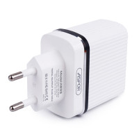 Сетевое зарядное устройство Aspor A833 3 USB/3.4A + USB кабель Lightning- белый 