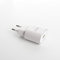 Мережевий зарядний пристрій Aspor A818 Plus 2.4A iQ + USB кабель Lightning- білий