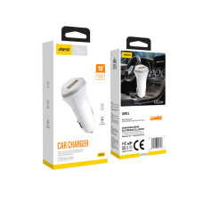 Автомобільний зарядний пристрій Aspor A901 блочок (QC3.0/18W) LED- білий