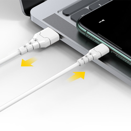 Кабель Aspor A101 USB – Lightning Fast Charge 3A/1м- білий