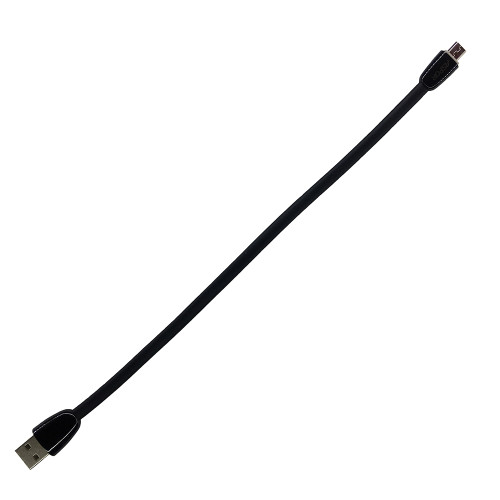Кабель Aspor A72 глянсовий USB – Micro для PB 2A/0.25м- чорний