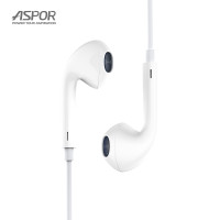 Наушники с микрофоном Aspor A215 (Type-C)- белый