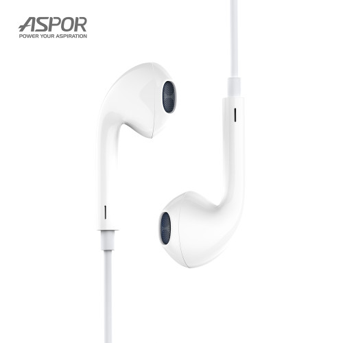 Навушники з мікрофоном Aspor A215 (Type-C)- білий