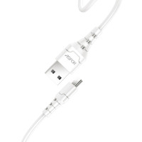 Кабель Aspor A100L Micro Fast Charge 3A/2м- білий