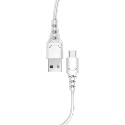 Кабель Aspor A100L Micro Fast Charge 3A/2м- білий