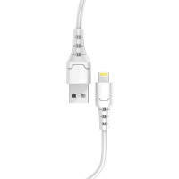 Кабель Aspor A101L Lightning Fast Charge 3A/2м- білий