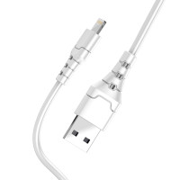 Кабель Aspor A101L Lightning Fast Charge 3A/2м- білий