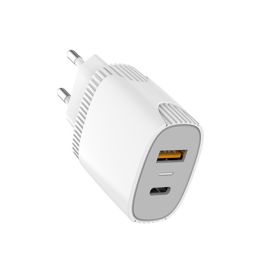 Мережевий зарядний пристрій Aspor A816 PD 20W + QC Fast Charger- білий