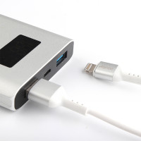 Кабель Aspor A122 USB – Lightning (2.1A/1.2м)- білий