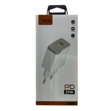 Мережевий зарядний пристрій Aspor A825 PD QC3.0 (20W PD)- білий