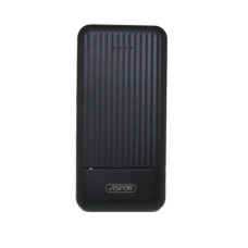 Портативний зарядний пристрій (Повербанк) Aspor A323 10000 mAh (Micro/Type-C/2USB/2.4A/2.4A)- чорний
